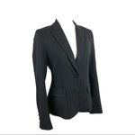 Theory Office Siren Pinstripe Blazer Black Shadow Stripe Black Officecore Photo 6