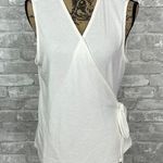 Gap Ribbed Sleeveless Wrap Sweater With Belt Photo 0