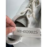 Ted Baker Sneakers Womens 10 White Adial Embroidered Floral Daisy Shoes Lace Up Photo 3