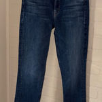 Mother denim jeans mid rise dazzler ankle on the edge 25 Blue stretch Photo 0