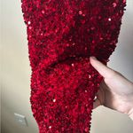 Red Sequin Mini Dress Size XS Photo 1