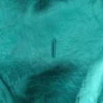 Sally LaPointe Crinkle Satin Scarf Neck Top | SIZE 2 Green Photo 9