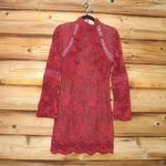 Revolve Winona Sorrento Red Lace Dress Photo 2