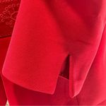 Coldwater Creek  Red Embroidered Jacket Knee Length Sheath Dress 2 Piece Size 10P Photo 12