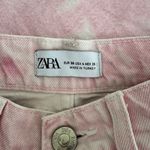 ZARA  High Rise Baggy Pink Tie Dye Jeans Photo 7