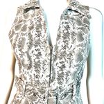 Urban Outfitters Playsuit Faux Leather Snake Print Romper Photo 4