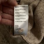 Anthropologie Light Brown Mock Neck Sweater Women’s M Soft Classic Neutral Photo 2