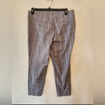 A New Day  Women’s Plaid Stretchy High Rise Side Zip Skinny Ankle Pants size 14 r Photo 2