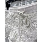 United Colors Of Benetton  Women's Scallop Tiered Crotchet Shorts Sz M Photo 4