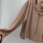 Billabong  teddy bear cropped hoodie beach summer surfing sz L Loose fit boxy Photo 3