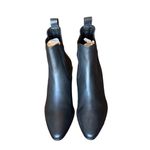 frame denim Frame Le Lexington Black Leather Pointed Toe Chelsea Boots Size 36 NWOB Photo 2