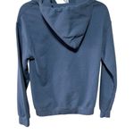 Jerzees NULAND MOUNTAIN HIPPIE (S) HOODIE SLATE BLUE FRONT POCKET PRE-OWNED Photo 1