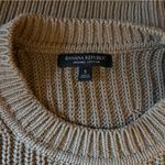 Banana Republic  Tiernan Relaxed Chunky Cotton Cropped Sweater Iced Latte Beige Photo 7