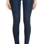 J Brand Super Skinny Low Rise Ankle Jean Skinnies Dark Wash Blue Black Size 25 Photo 0