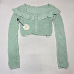 Tularosa Mindy Crochet Top in Key Lime Photo 8