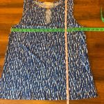 Michael Kors  Top Size Small blue and white tank. Gold Embellishment Photo 1