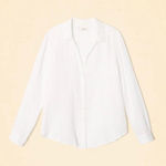 Xirena Shirt Size M White Button Down Long Sleeve Cotton Modern Size M Photo 0