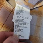 prAna  FLINT MAXI TUNIC SHIRT DRESS ORANGE BURGUNDY PLAID BUTTON FRONT M Photo 15