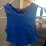 Cropped Tank Top Blue Photo 0