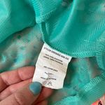 Lush Clothing Lush faux wrap mini dress spaghetti straps teal orange floral women’s size Small Photo 8