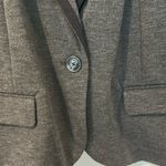 Catherine Malandrino Large Charcoal Gray 3/4 Length Sleeve Blazer Jacket Photo 4