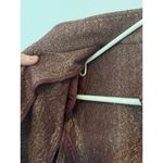 Chico's NEW  Womens Burgundy & Gold Structured Blazer Jacket‎ size small Workwear Photo 7