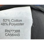 Madewell Et Sezane pants women's 4 crop chevron career dress trouser blue black Photo 5