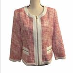 Karl Lagerfeld  pink tweed blazer size 12. Photo 0