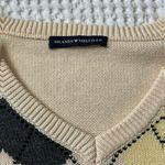 Brandy Melville  Cream Argyle Sweater Photo 2
