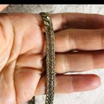 Vintage Gold Tone Flat Chain Necklace Photo 5