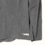Roots  Womens Size Small Black Quarter Zip Pullover Fleece Sweatshirt Photo 1