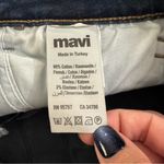 Mavi Niki Blue Boho Cropped Jeans with Colorful Rainbow Embroidery and Fringe Size 6 Photo 8