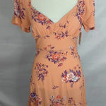Abound NWT |  Women’s Orange Florals‎ Mini Dress Photo 0