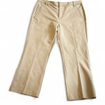 Liverpool  Los Angeles Kelsey Wide Leg Trousers Super Stretch Tan Slacks Size 14 Photo 0