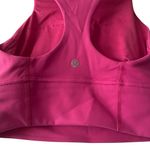 Lululemon  Wunder Train Longline Bra Medium Support‎ Size 4 Pink Sporty Athletic Photo 3