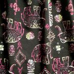 No Boundaries  XL Elephant Print Dress Sleeveless Mini‎ Black Pink Cute Photo 4