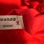 Anthropologie  Daily Practice Red Ribbed Cinchable Mini Dress size M medium Photo 7