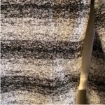 Lands' End Lands’ End Women’s 3/4 Zip Black Grey Striped Fleece Pullover Size XS Photo 1