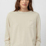 Rails THE LONG SLEEVE BOXY CREW TEE MOONLIGHT XL Photo 0