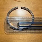 Judith Ripka Diamonique CZ Sterling Silver Hinged Cuff Bracelet Photo 14