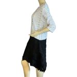 Endless Rose BLACK & WHITE COLOR CONTRAST BLOCK LACE DRESS (M) Photo 5