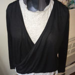 Tobi  S v-neck faux wrap super cute minimalist blouse Photo 0