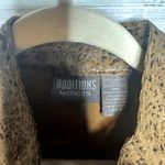 Chico's Chico’s Brown Gold Metallic Animal Print Zip Jacket Stretch US-L Photo 1