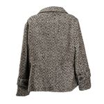 Last Kiss Vintage Tweed Dark Academia Pea Coat Jacket Plus Size 1X 90s Photo 4