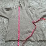 Free People  XS Oatmeal Heather Sweater Turtleneck Oversized Knit Long Sleeve Photo 2