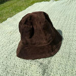 Old Navy  chocolate brown genuine leather bucket hat
Tagged a size L/XL Photo 2