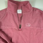 Ivory Ella  Pink Fleece Quarter Zip Pullover Women's Large Cozy Athleisure Photo 3