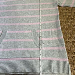 Loft  Striped Cowl Neck Pocket Tunic Sweater Small Photo 6