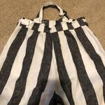 Calvin Klein Dark gray and white striped shorts with belt never worn Photo 2