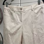 Akris White Silk / Cotton Jean Pant Photo 1